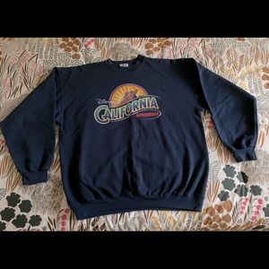 Disney’s California Adventure navy blue, long-sleeve sweatshirt - size XL